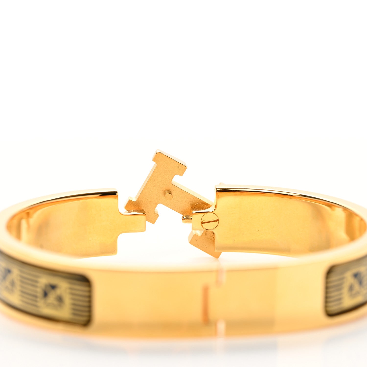 Hermes Enamel Narrow Print Clic Clac H Bracelet PM 5 of 6