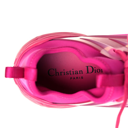Christian Dior Neoprene Rubber Womens D-Connect Sneakers 39.5 Fuchsia 7 of 9