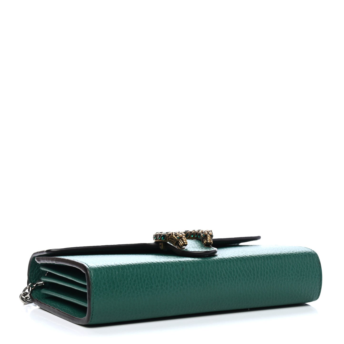Calfskin Mini Dionysus Chain Wallet Emerald