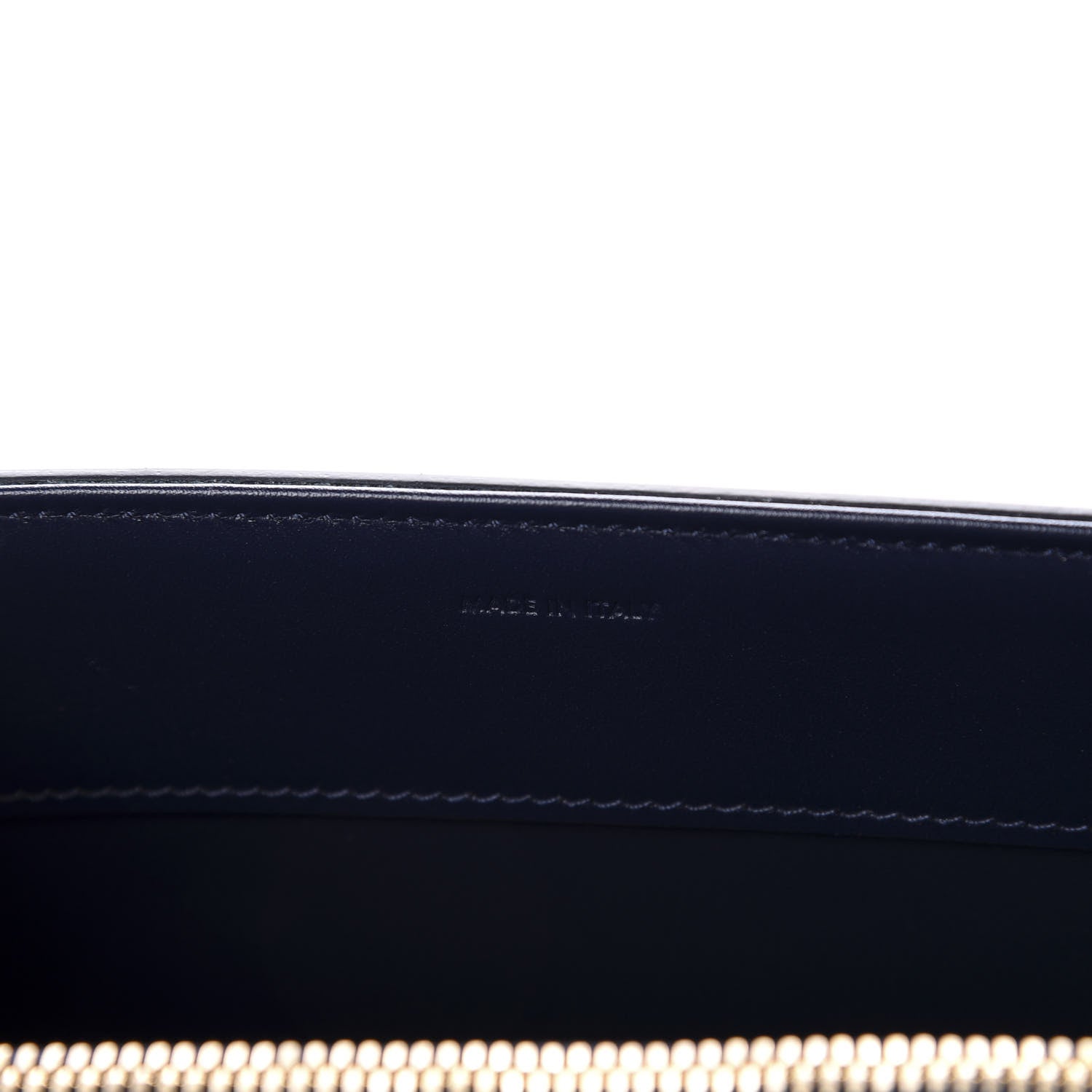 Celine Satinated Calfskin Medium 16 Top Handle Bag Midnight 10 of 11