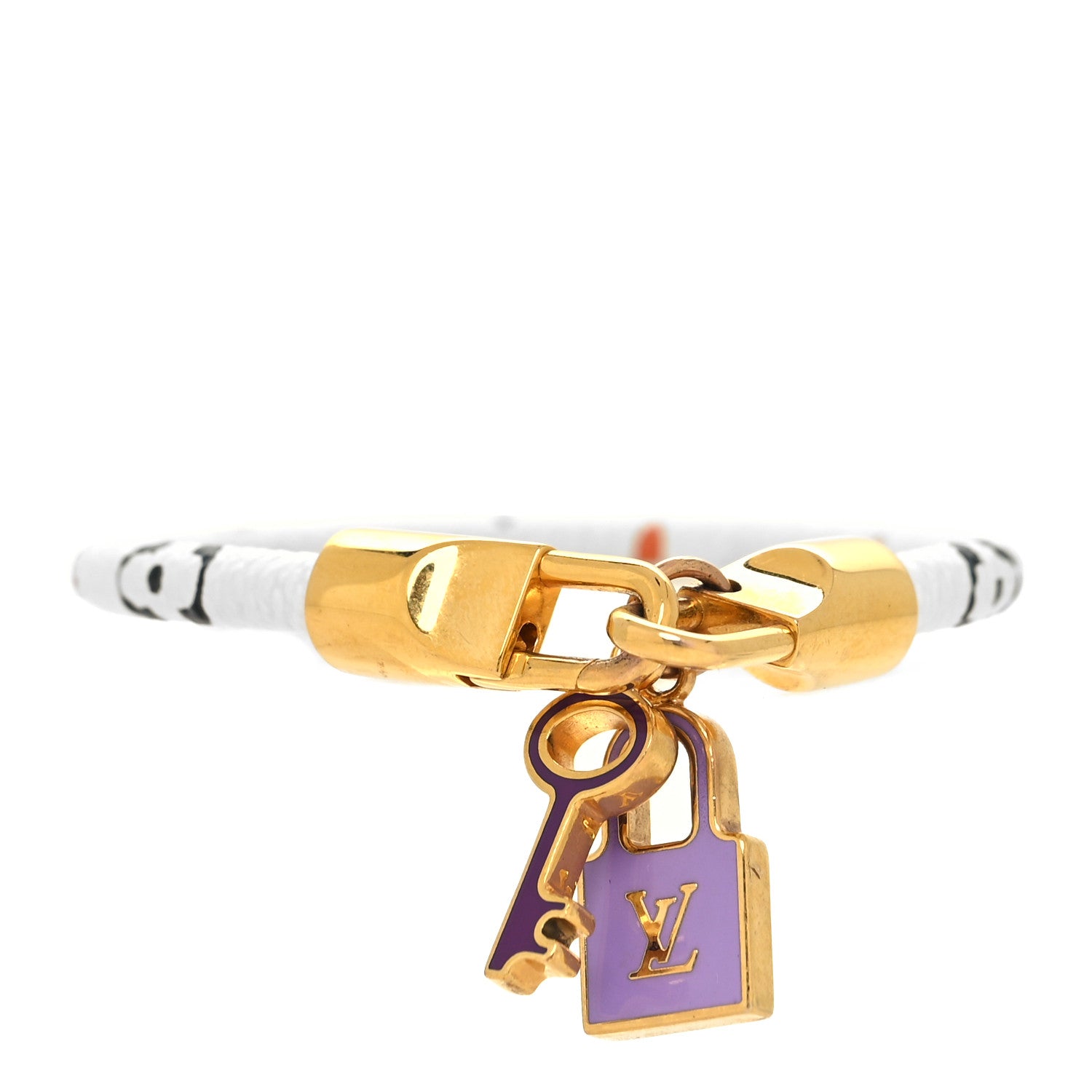 Louis Vuitton Monogram Multicolor Luck It Bracelet White 1 of 4