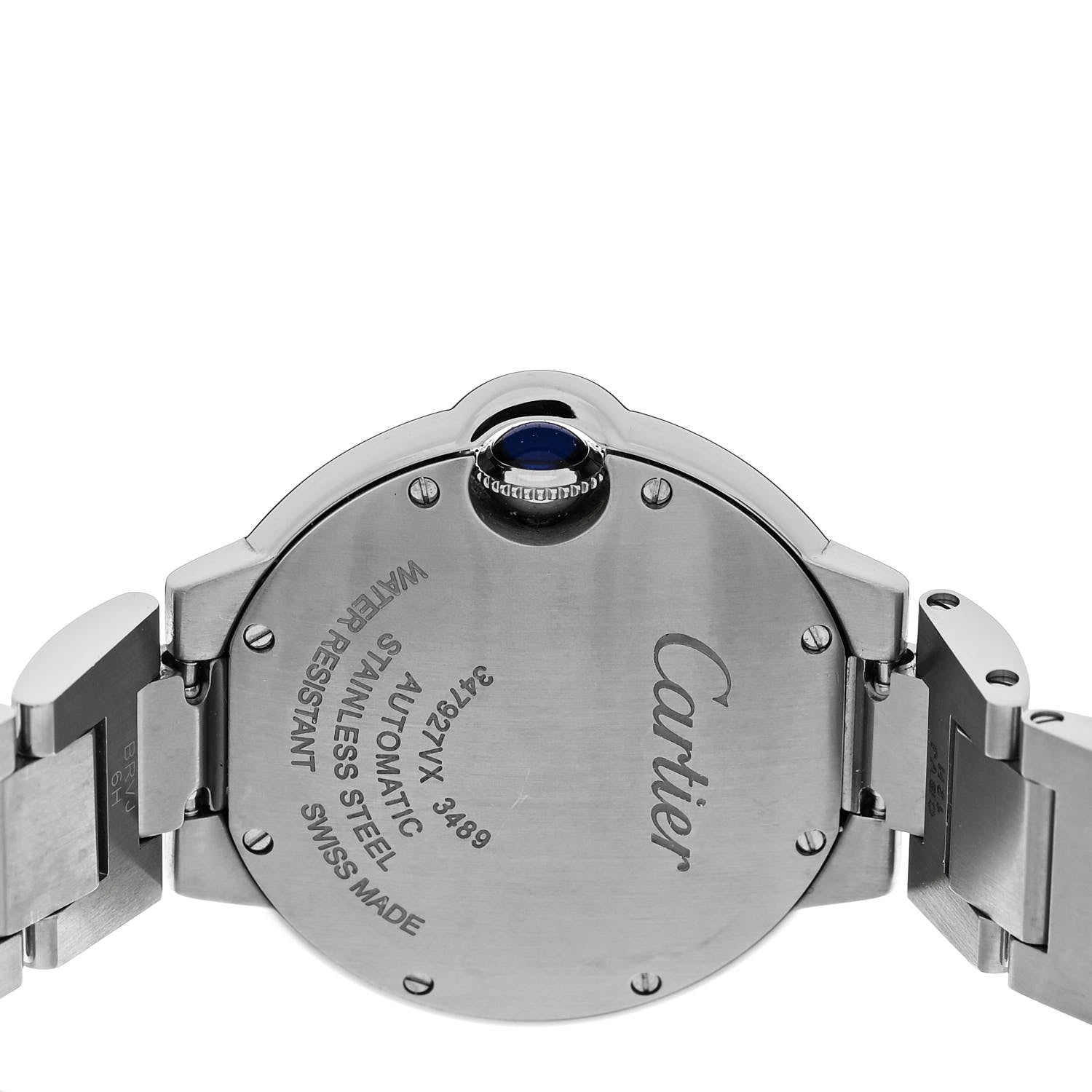 Cartier Stainless Steel 33mm Ballon Bleu De Cartier Automatic Watch 4 of 5