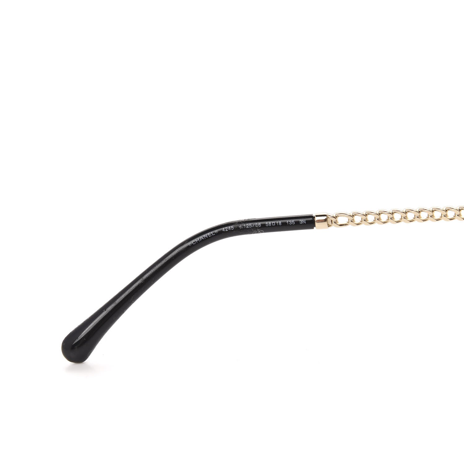 Chanel Round Chain Sunglasses 4245 Gold 6 of 8