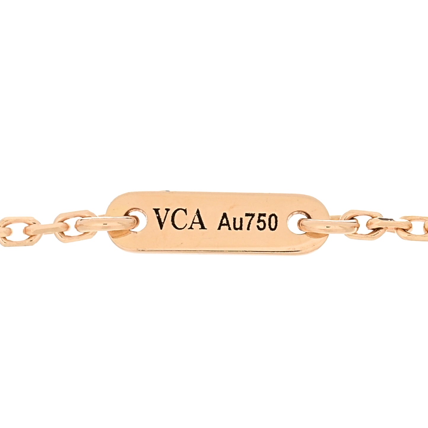 18K Rose Gold Carnelian Sweet Alhambra Bracelet