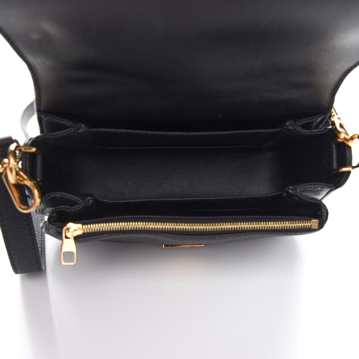 Louis Vuitton Grained Calfskin Vivienne NM Black 5 of 8