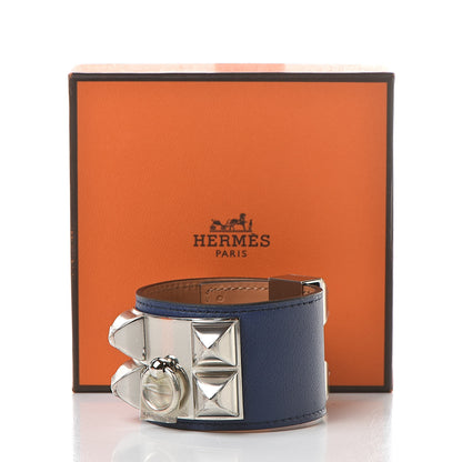 Hermes Swift Collier de Chien CDC Bracelet S Bleu Saphir 9 of 9