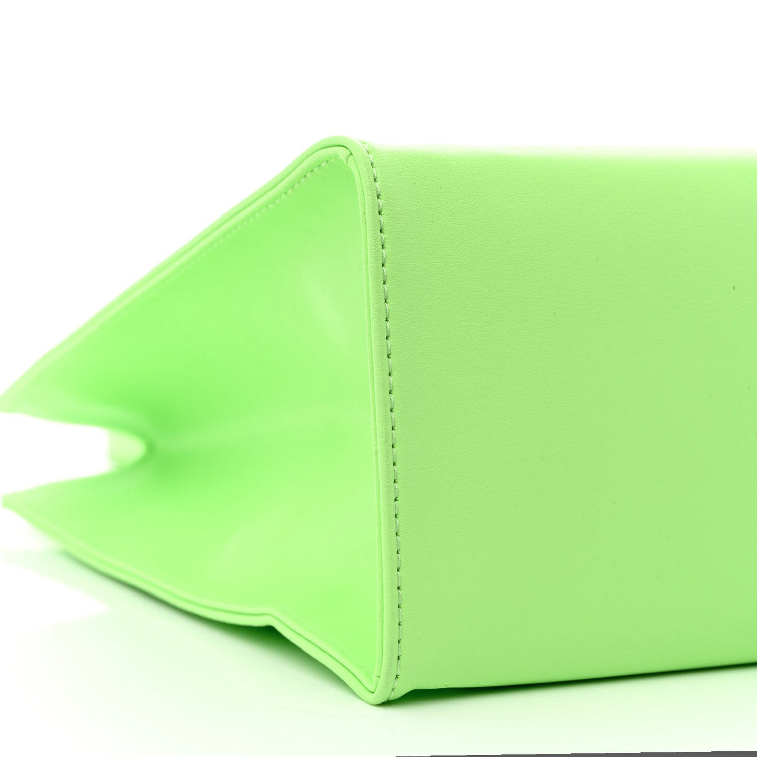 Telfar Vegan Leather Medium Shopping Bag Double Mint 10 of 15
