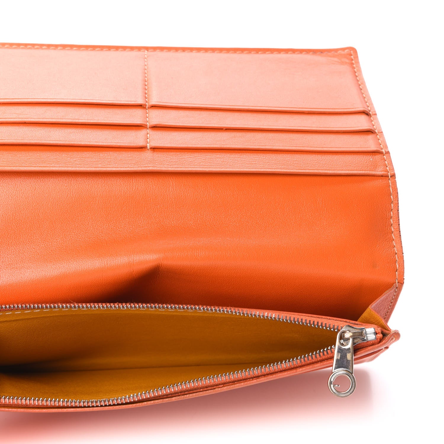 Goyard Goyardine Richelieu Wallet Orange 5 of 7