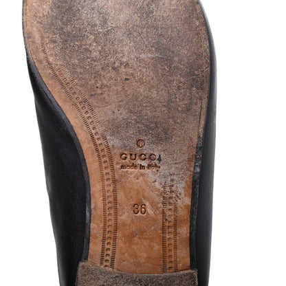 Gucci Lambskin Womens Brixton Horsebit Loafers 36 Black 7 of 19