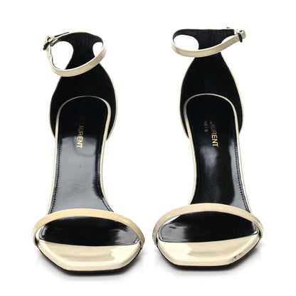 Saint Laurent Patent Calfskin Opyum 110 Sandals 39 Neutro 2 of 10