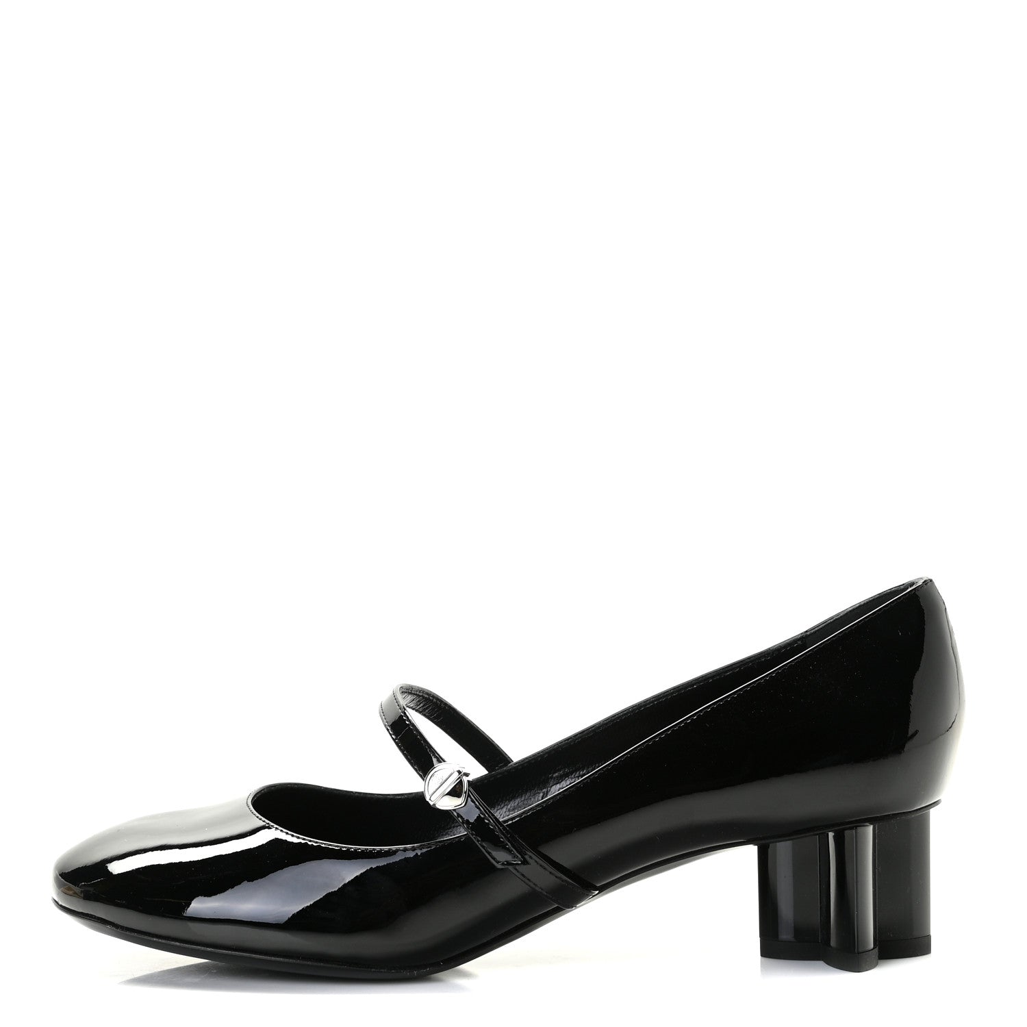 Louis Vuitton Patent Uniformes Silhouette 40mm Pumps 39 Black 1 of 12
