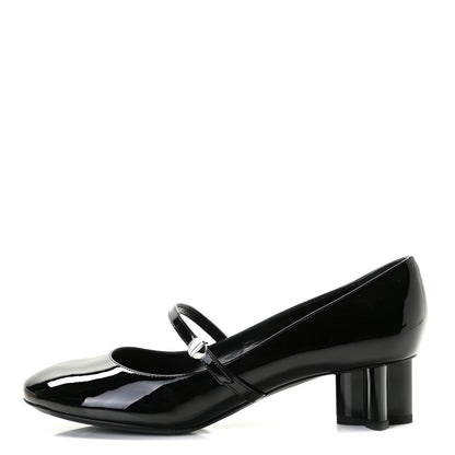 Louis Vuitton Patent Uniformes Silhouette 40mm Pumps 39 Black 1 of 12