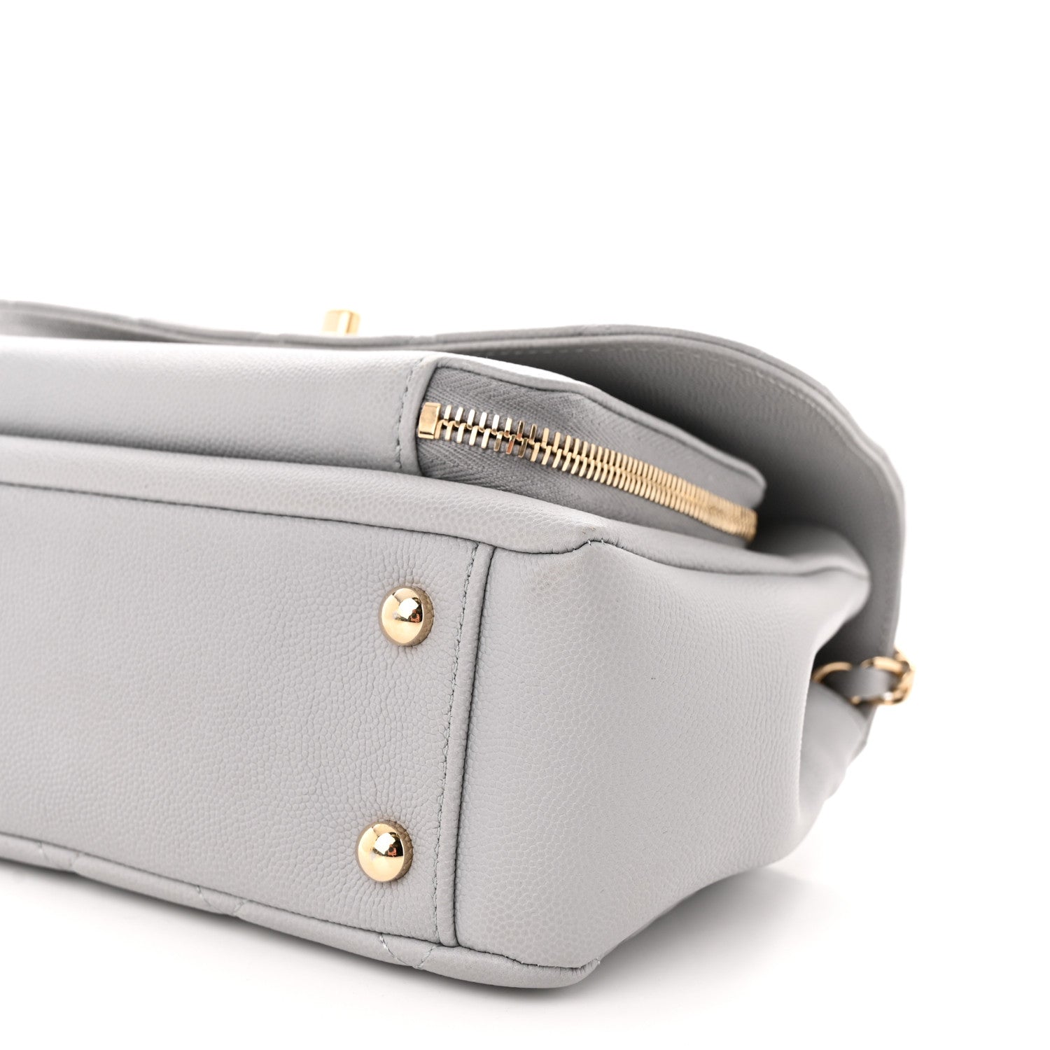 Chanel Caviar Quilted Medium Business Affinity Flap Grey 10 of 11