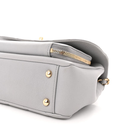 Chanel Caviar Quilted Medium Business Affinity Flap Grey 10 of 11