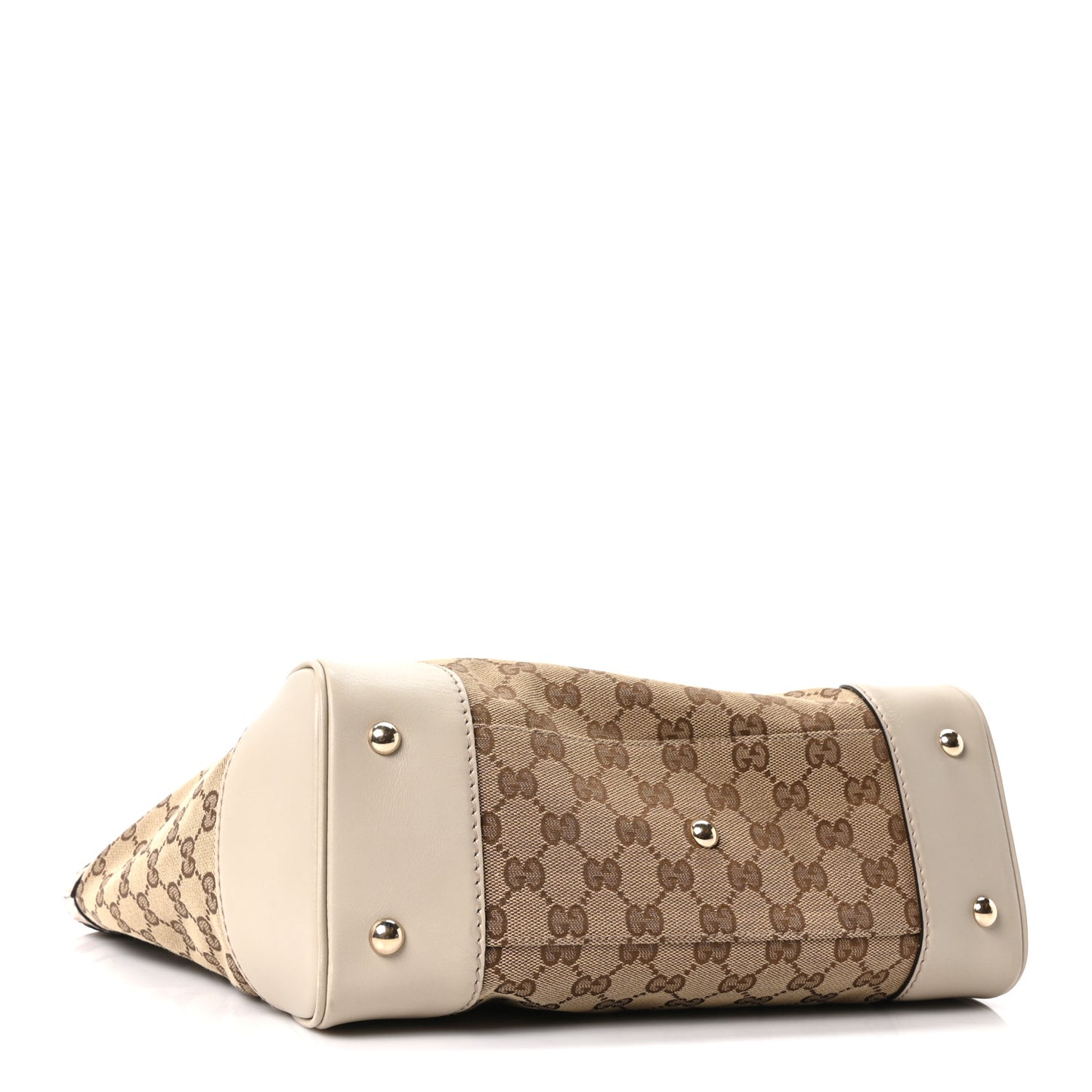 Monogram Web Medium Mayfair Tote Off White