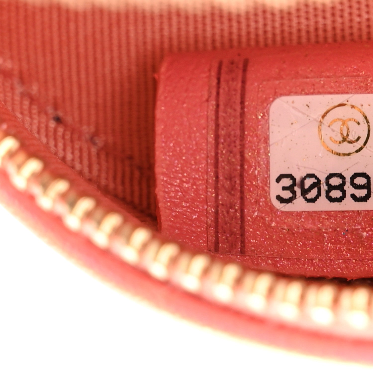 Chanel Iridescent Calfskin Quilted Chanel 19 Round Clutch With Chain Pink 7 of 10