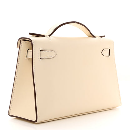 Hermes Swift Kelly Pochette Clutch Nata 3 of 11