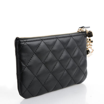 Chanel Lambskin Quilted Casino Coin Purse Black 3 of 7