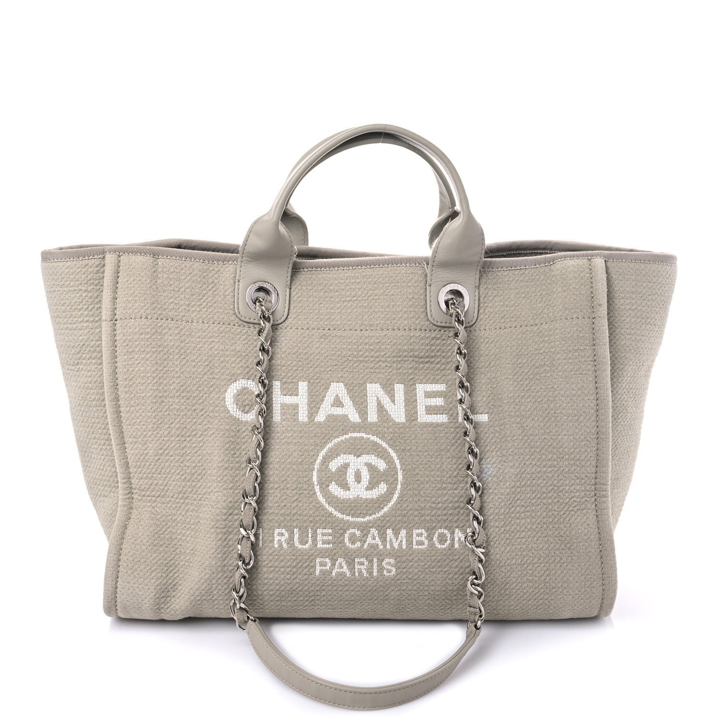 Mixed Fibers Medium Deauville Tote Grey