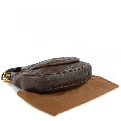 Gucci Guccissima New Pelham Satchel Brown 4 of 7