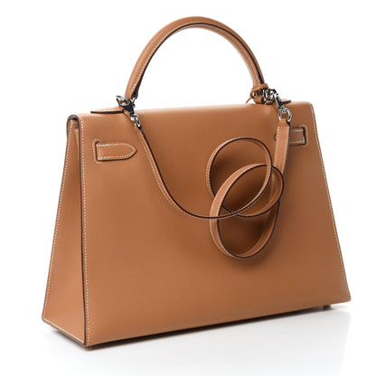Hermes Epsom Kelly Sellier 32 Naturelle 3 of 10