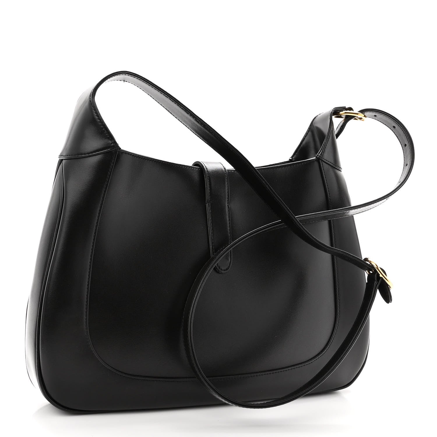 Gucci Boarded Dyana Lux Calfskin Medium Jackie 1961 Hobo Black 3 of 10