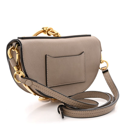 Chloe Calfskin Small Nile Bracelet Minaudiere Bag Motty Grey 3 of 13