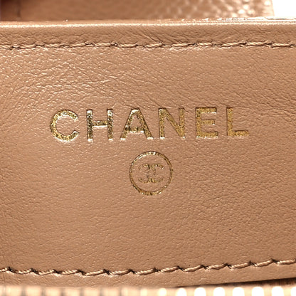 Chanel Caviar Quilted Business Affinity Phone Holder With Chain Beige 8 of 13