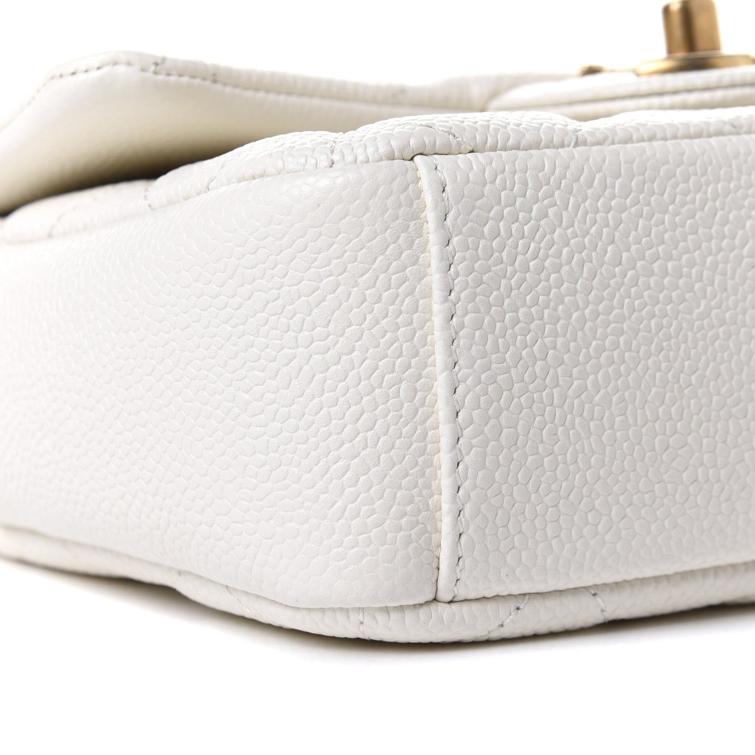 Chanel Caviar Quilted Mini Chain Soul Flap White 19 of 22