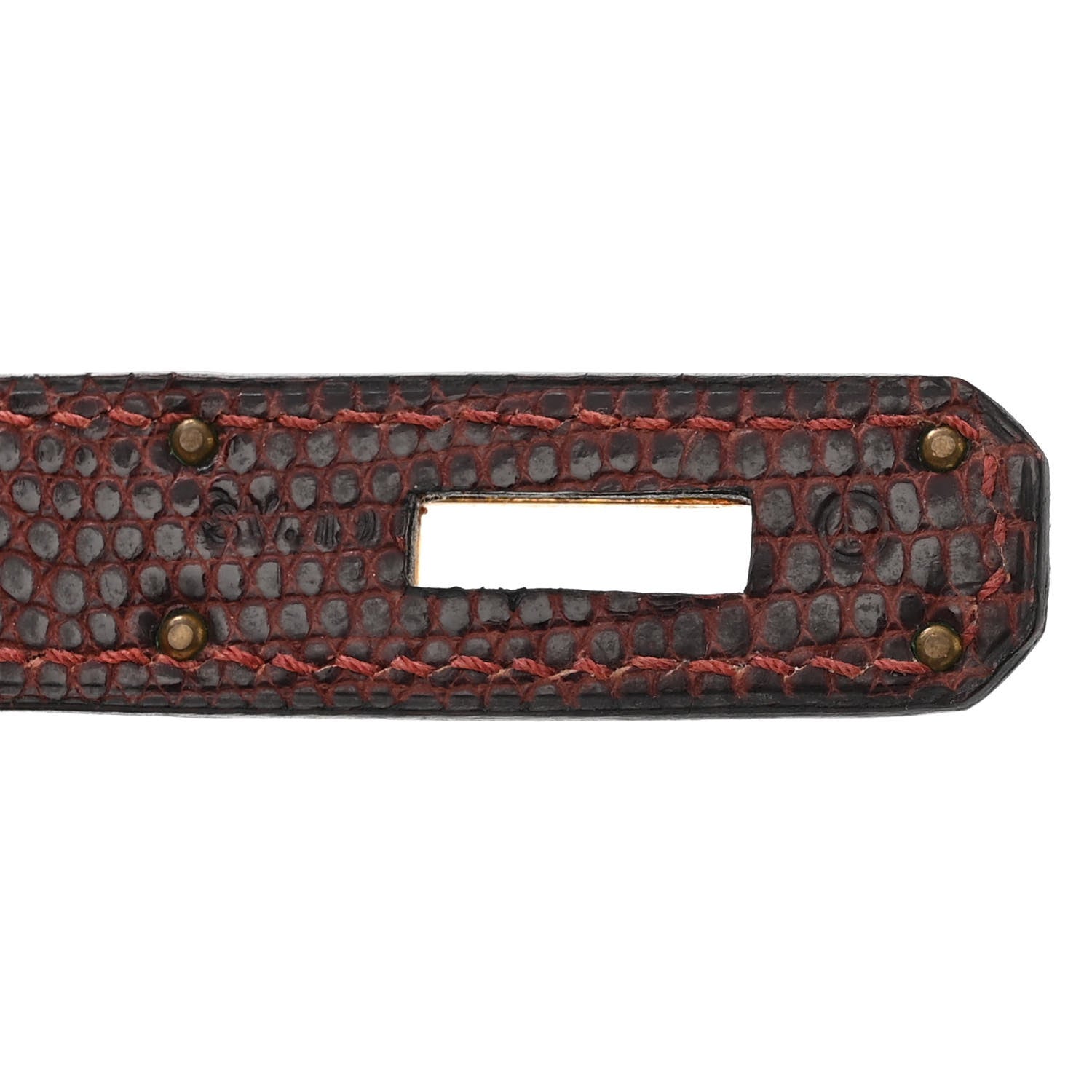 Hermes Lizard Kelly Sellier 28 Rouge H 7 of 15