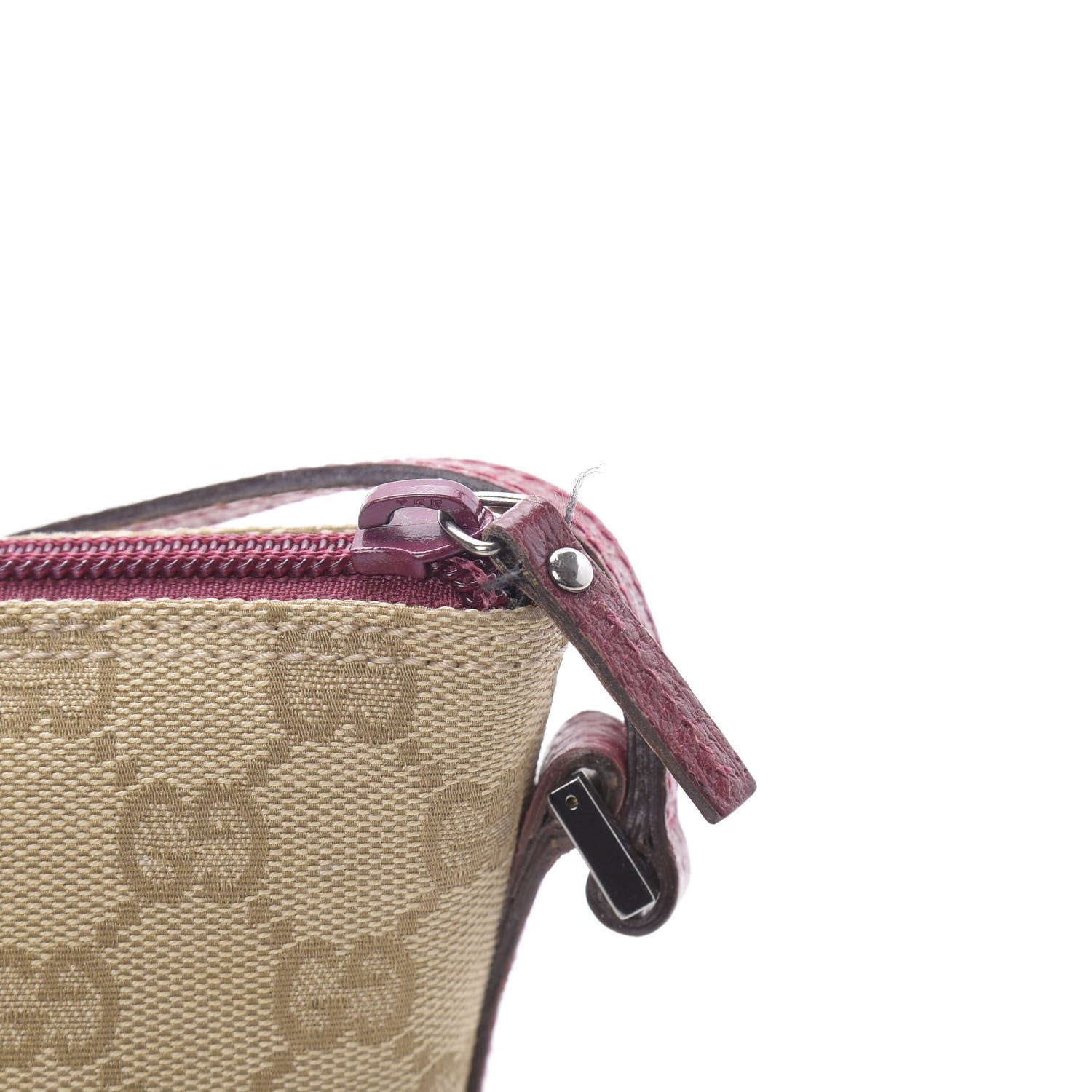 Gucci Monogram Boat Pochette Red 13 of 14