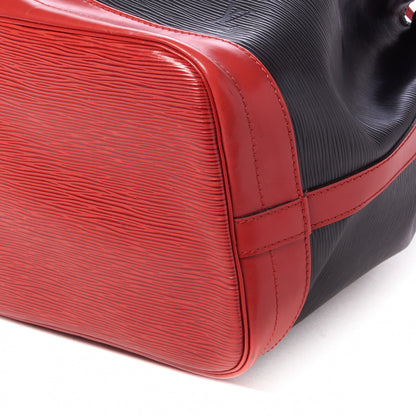 Louis Vuitton Epi Bi-Color Noe Castillan Red Black 5 of 9