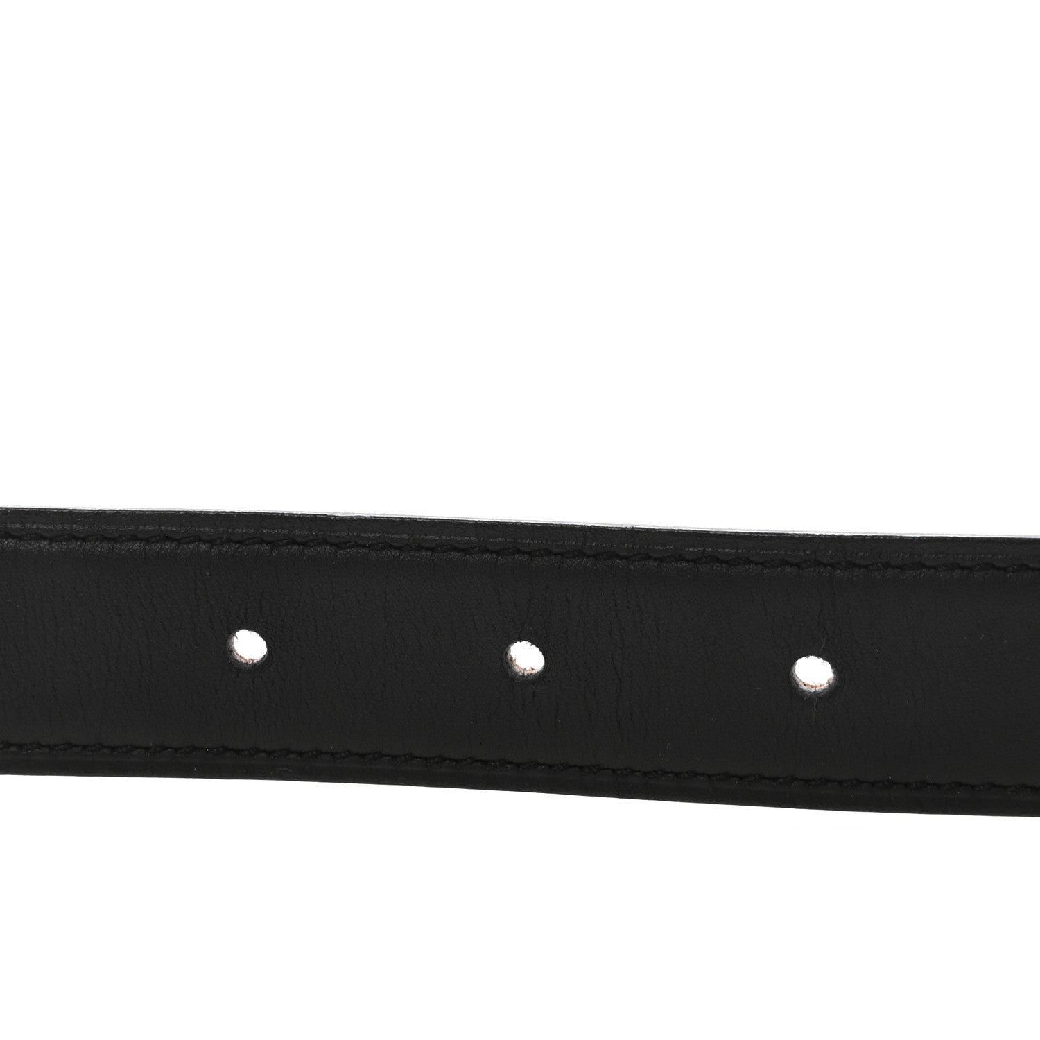 Hermes Swift Epsom 24mm Gamma Belt 85 34 Black Gold 3 of 6