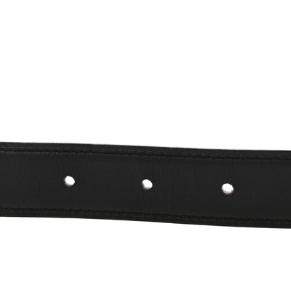 Hermes Swift Epsom 24mm Gamma Belt 85 34 Black Gold 3 of 6