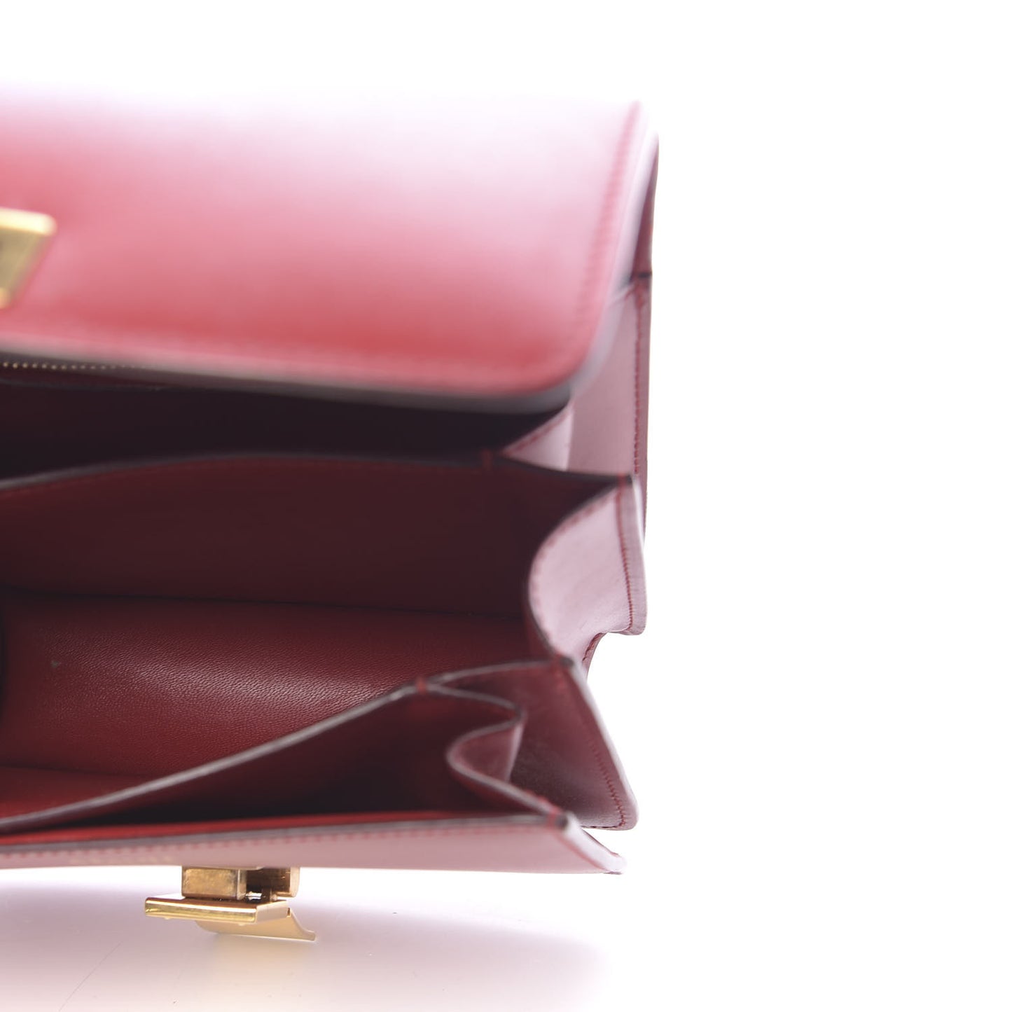 Box Calfskin Small Classic Box Flap Bag Red