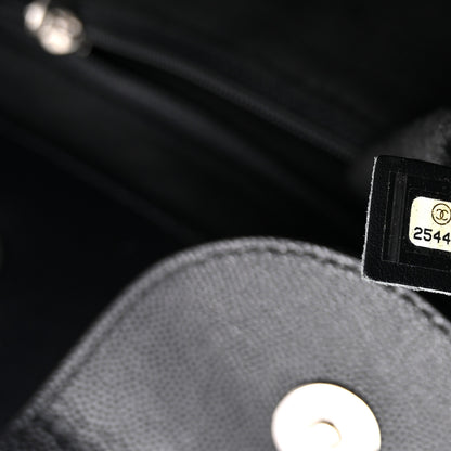 Chanel Caviar Medium Studded Deauville Tote Black 7 of 12