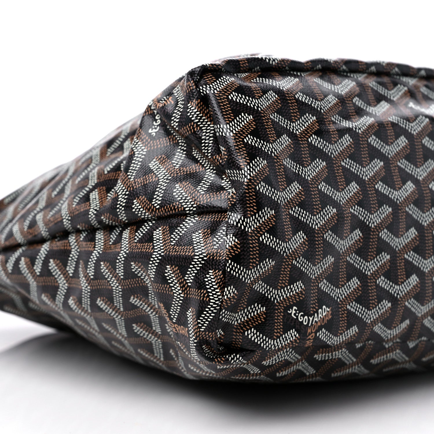 Goyard Goyardine Boheme Hobo Black Gold 9 of 10