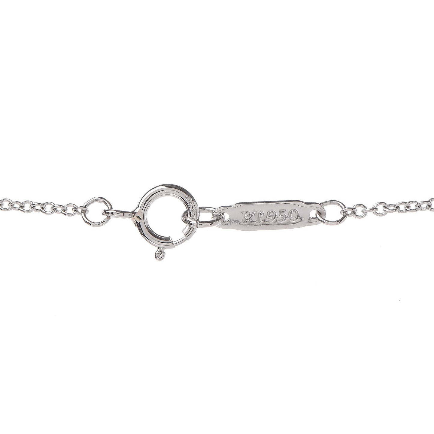 Platinum Diamond Horseshoe Pendant Necklace