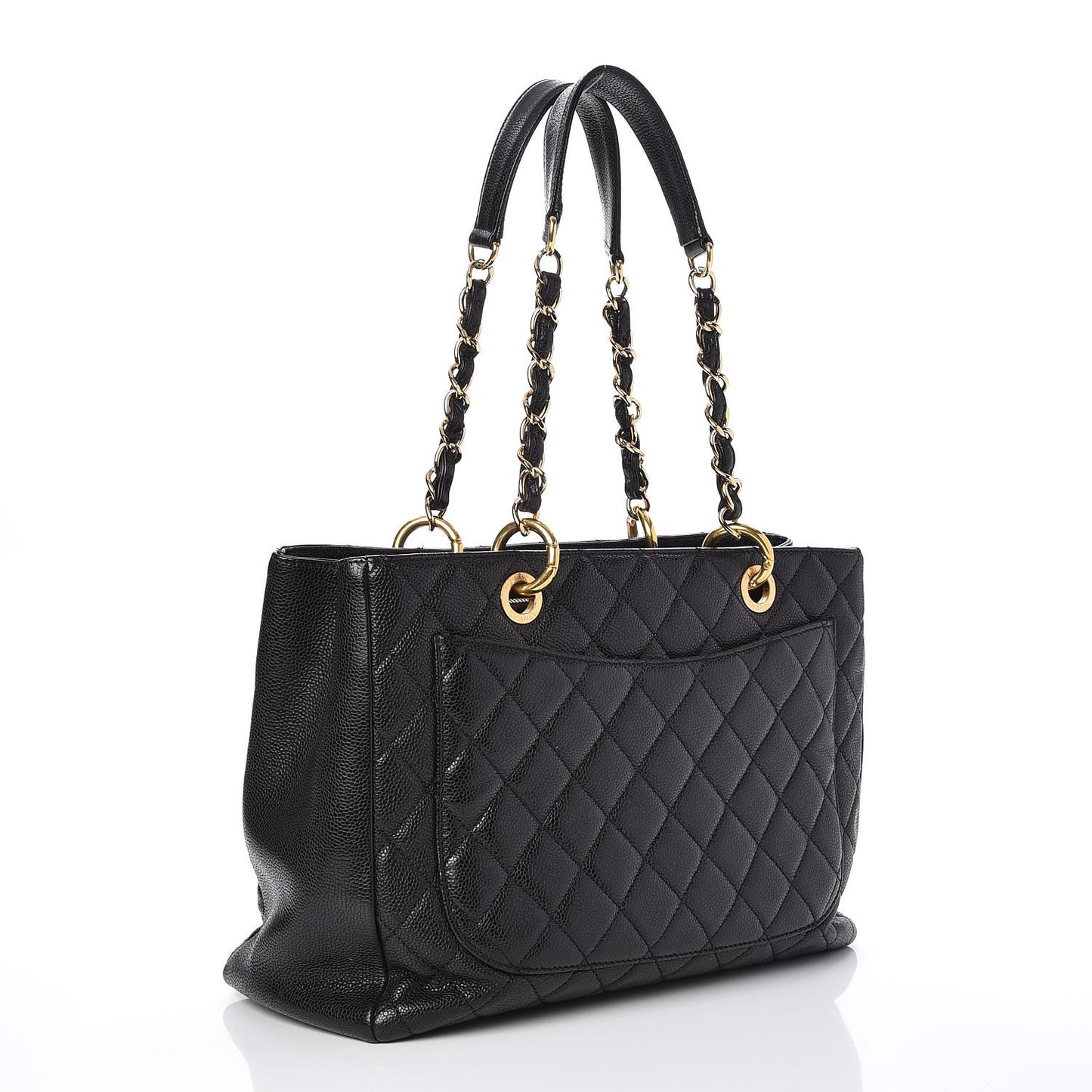 Caviar Grand Shopping Tote GST Black