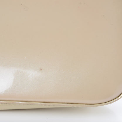 Louis Vuitton Patent Sobe Clutch Blanc Corail 13 of 15