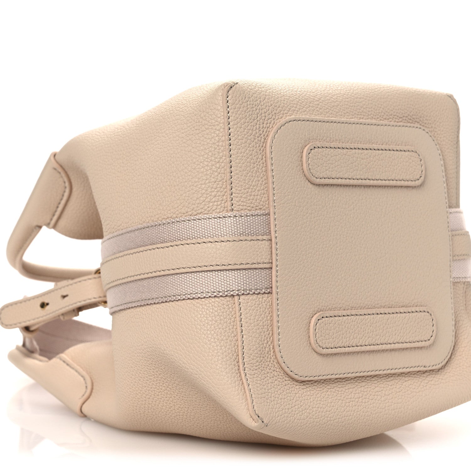 Loro Piana Grained Calfskin Small Bale Bag Marble 9 of 11