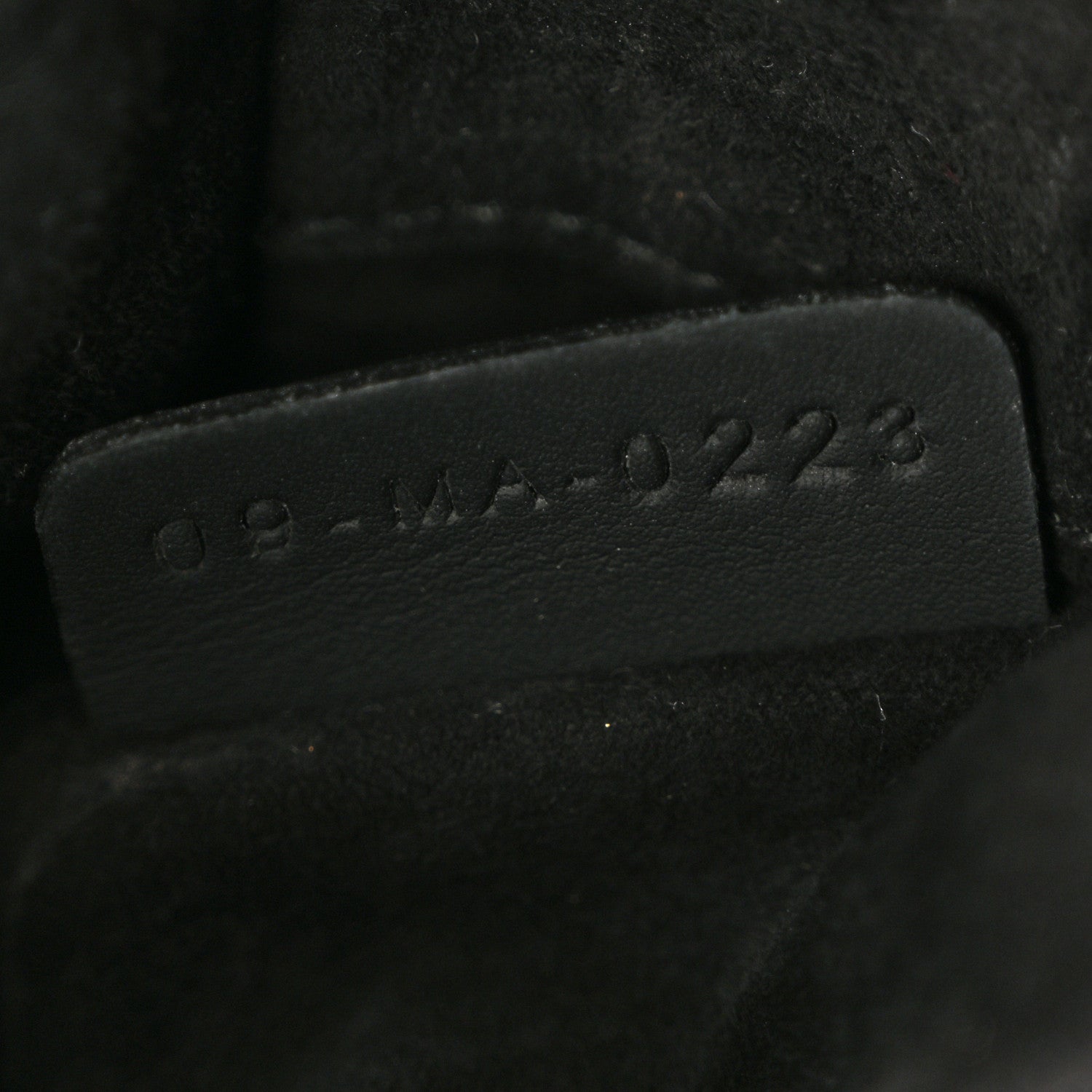 Christian Dior Ultra Matte Calfskin Mini Saddle Bag With Strap Black 7 of 14