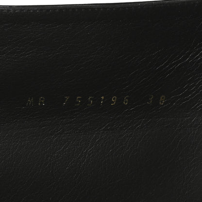 Saint Laurent Vitello Marilyn Auteuil 105 Knee High Zip Boots 38 Black 8 of 9