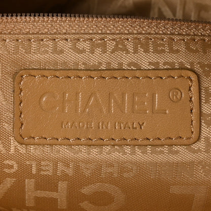 Chanel Caviar Square Stitched Bowler Beige 6 of 10