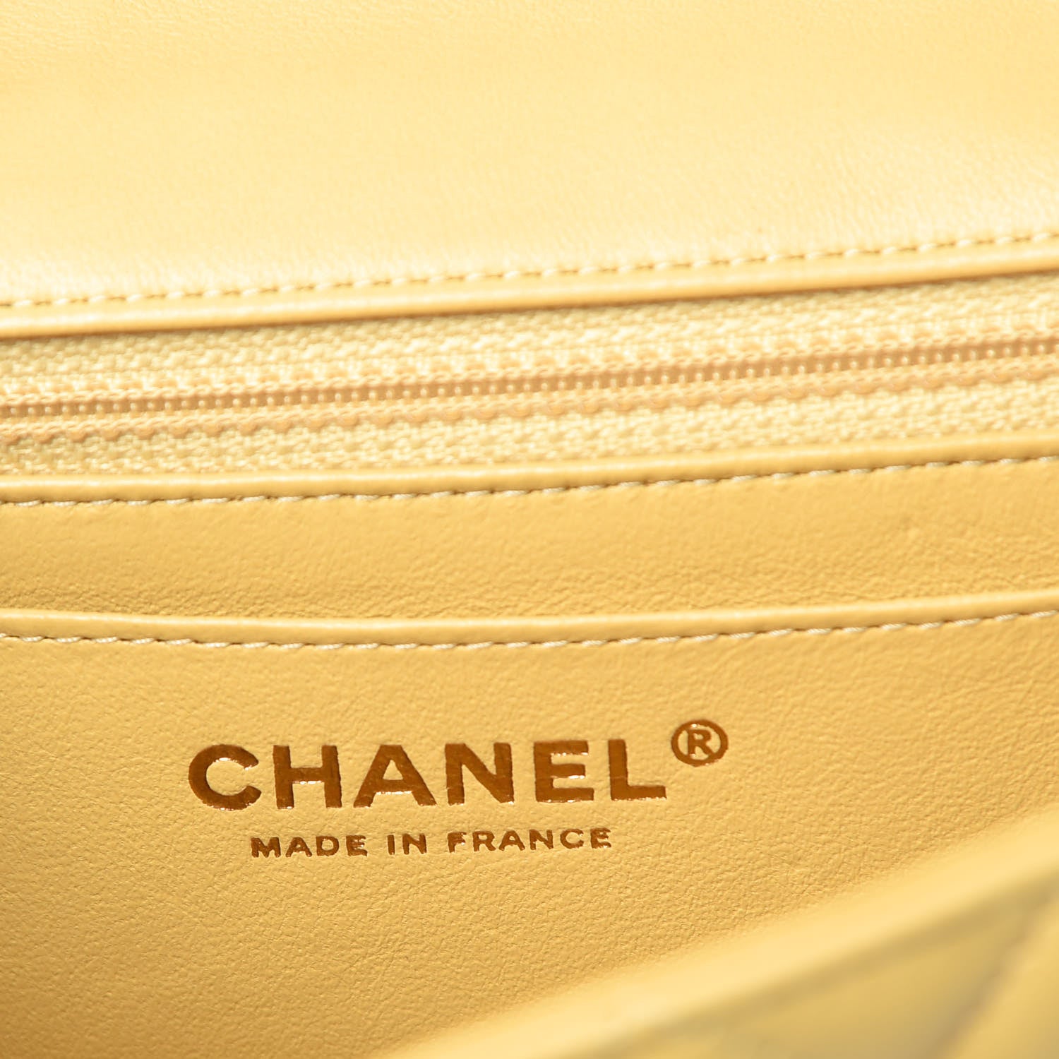 Chanel Lambskin Quilted Tri-Color Mini Rectangular Flap Orange Yellow Pink 6 of 13