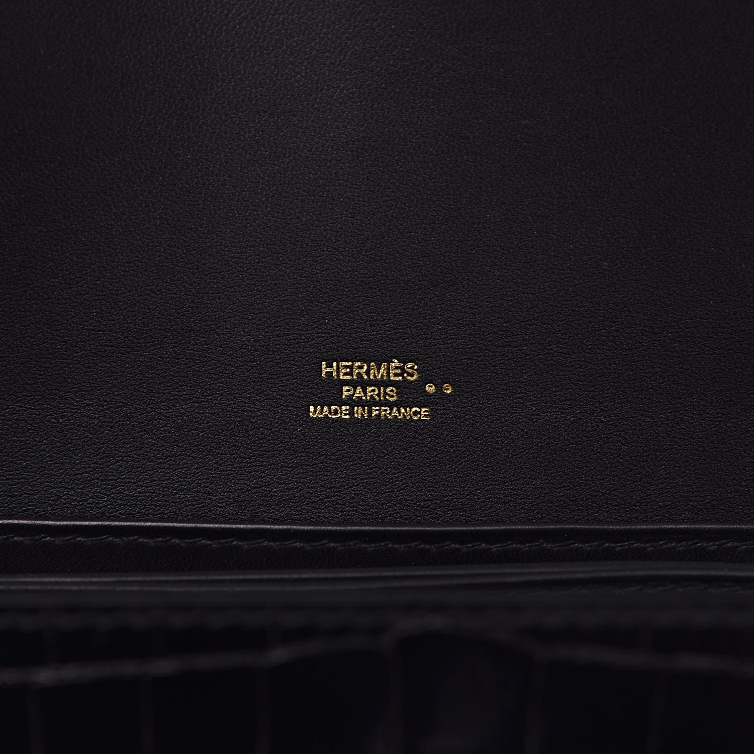 Hermes Shiny Niloticus Crocodile Sac Roulis 23 Black 8 of 15