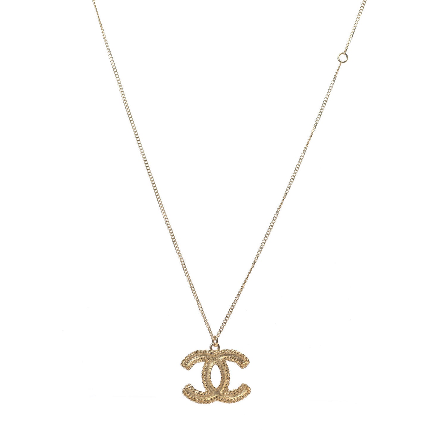 CC Necklace Matte Gold