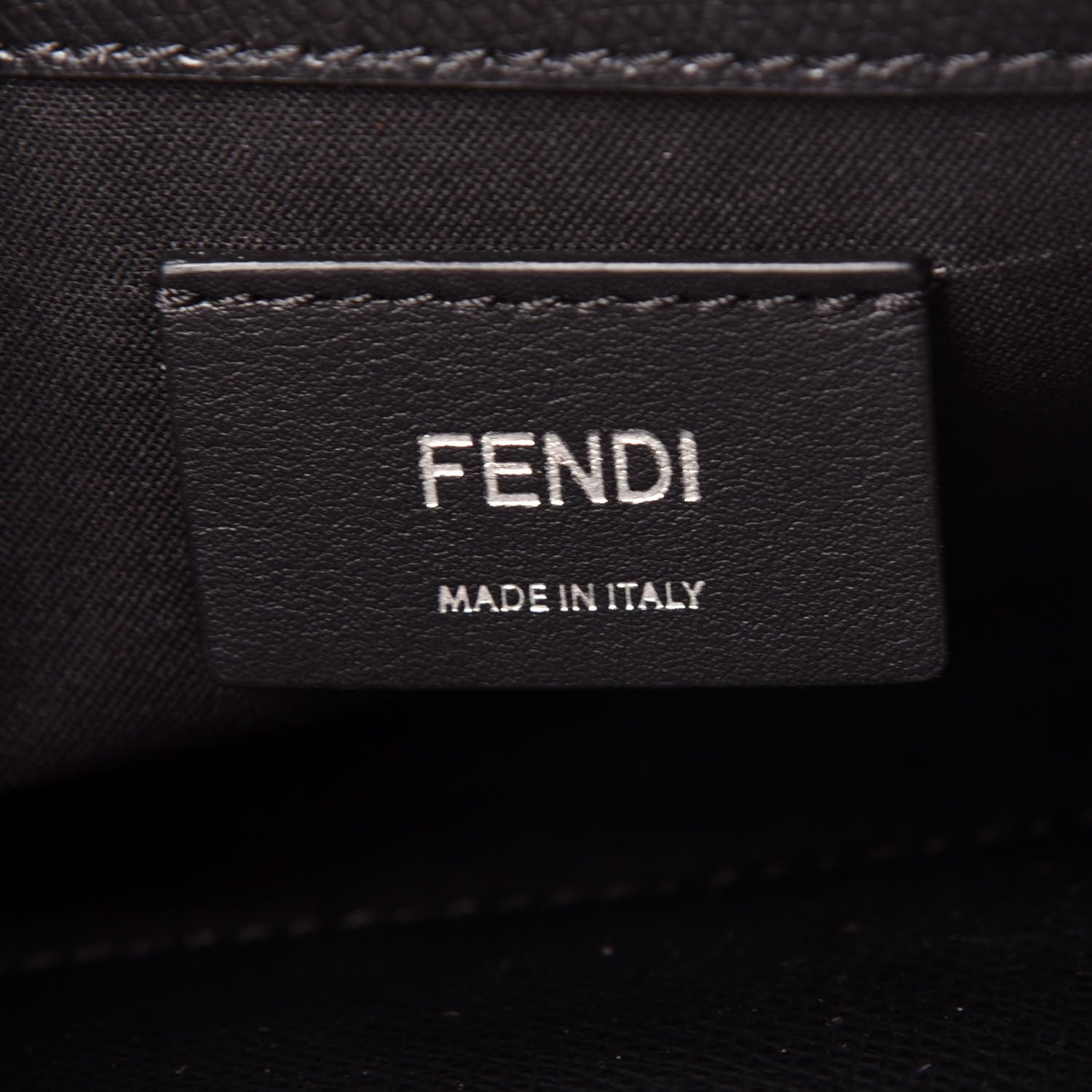 Fendi Vitello Cruise F is Fendi Wallet on Chain Black 6 of 12