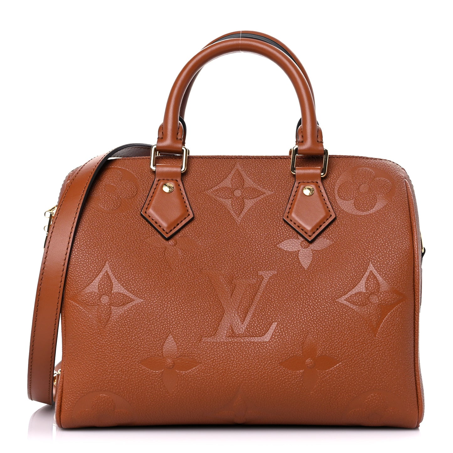 Empreinte Monogram Giant Speedy Bandouliere 25 Cognac