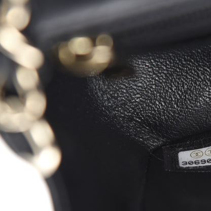Chanel Lambskin Quilted Mini Rectangular Flap Black 10 of 12